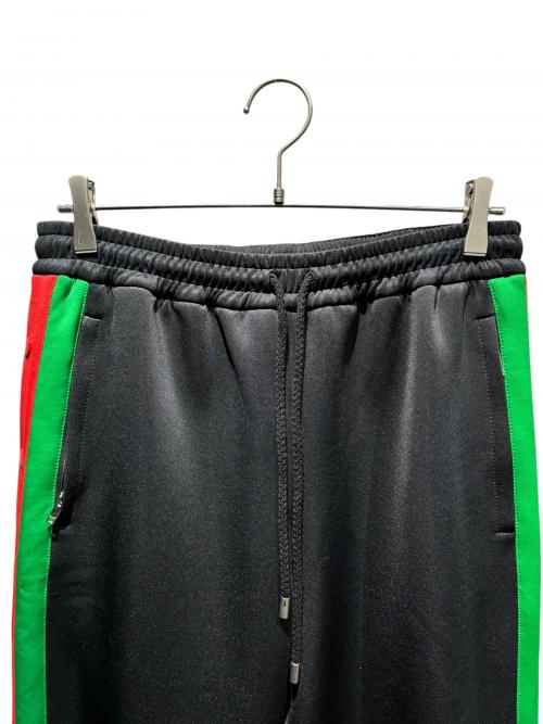 GUCCI（グッチ）GUCCI (グッチ) サイドライントラックパンツ ブラック サイズ:Sの古着・服飾アイテム
