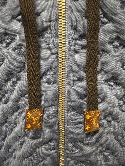 LOUIS VUITTON（ルイ ヴィトン）LOUIS VUITTON (ルイ ヴィトン) モノグラム スウェット ジップアップパーカー ブルー サイズ:XSの古着・服飾アイテム