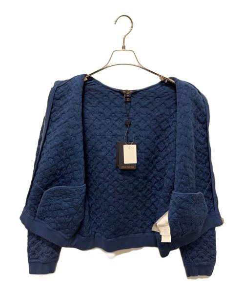 LOUIS VUITTON（ルイ ヴィトン）LOUIS VUITTON (ルイ ヴィトン) モノグラム スウェット ジップアップパーカー ブルー サイズ:XSの古着・服飾アイテム