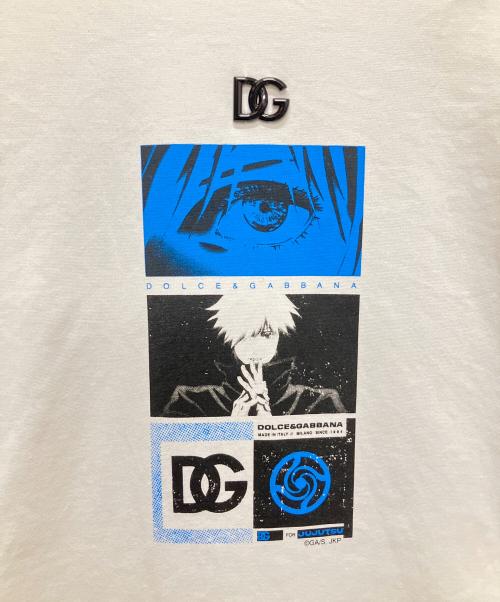 DOLCE & GABBANA（ドルチェ＆ガッバーナ）DOLCE & GABBANA (ドルチェ＆ガッバーナ) DOLCE & GABBANA×呪術廻戦　Ｔシャツ ホワイト サイズ:48の古着・服飾アイテム