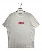 LOUIS VUITTON×SUPREMEルイ ヴィトン×シュプリーム）の古着「Box Logo Tシャツ」｜ホワイト