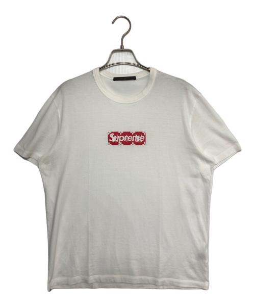 LOUIS VUITTON（ルイ ヴィトン）LOUIS VUITTON (ルイ ヴィトン) SUPREME (シュプリーム) Box Logo Tシャツ ホワイト サイズ:Mの古着・服飾アイテム