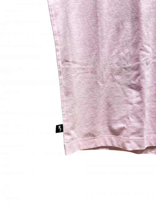 MONCLER（モンクレール）MONCLER (モンクレール) FRAGMENT DESIGN (フラグメントデザイン) ロゴプリントTシャツ ピンク サイズ:XXLの古着・服飾アイテム