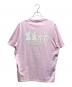 MONCLER (モンクレール) FRAGMENT DESIGN (フラグメントデザイン) ロゴプリントTシャツ ピンク サイズ:XXL：30000円