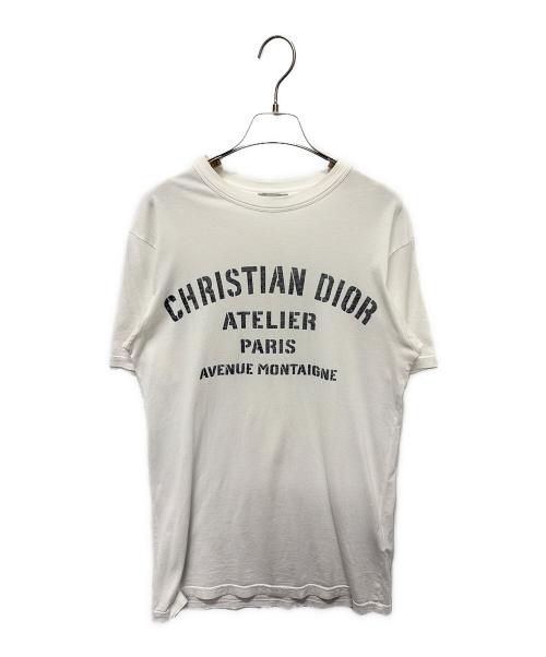Christian Dior（クリスチャン ディオール）Christian Dior (クリスチャン ディオール) アトリエ 半袖 ロゴ Tシャツ ホワイト サイズ:XXSの古着・服飾アイテム
