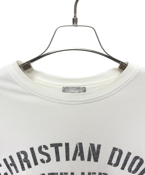Christian Dior（クリスチャン ディオール）Christian Dior (クリスチャン ディオール) アトリエ 半袖 ロゴ Tシャツ ホワイト サイズ:XXSの古着・服飾アイテム