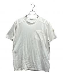 MONCLER（モンクレール）の古着「トリコロールステッチTシャツ」｜ホワイト
