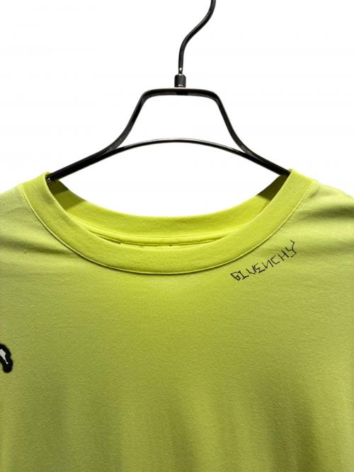 GIVENCHY（ジバンシィ）GIVENCHY (ジバンシィ) Bat Lol Print Oversized T-Shirt 黄緑 サイズ:Mの古着・服飾アイテム