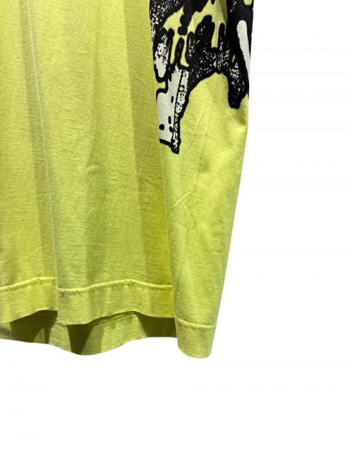 GIVENCHY（ジバンシィ）GIVENCHY (ジバンシィ) Bat Lol Print Oversized T-Shirt 黄緑 サイズ:Mの古着・服飾アイテム