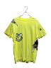 GIVENCHY（ジバンシィ）の古着「Bat Lol Print Oversized T-Shirt」｜黄緑