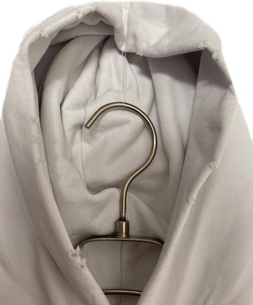 BALENCIAGA（バレンシアガ）BALENCIAGA (バレンシアガ) テープロゴプルオーバーパーカー ライトグレー サイズ:XSの古着・服飾アイテム