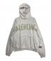 BALENCIAGA（バレンシアガ）の古着「テープロゴプルオーバーパーカー」｜ライトグレー