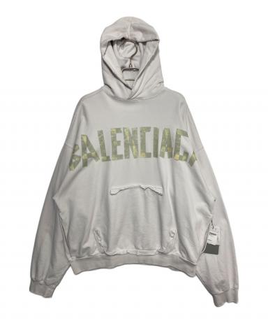 中古・古着通販】BALENCIAGA (バレンシアガ) テープロゴプルオーバー
