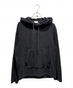MONCLERモンクレール）の古着「コットンパイルパーカー/F10918G71900 V8119」｜ブラック