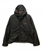 GUCCIグッチ）の古着「パッチロゴ ツイル ナイロン ジャケット」｜ブラック
