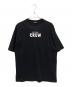 BALENCIAGA（バレンシアガ）の古着「CREWロゴプリントTシャツ」｜ブラック
