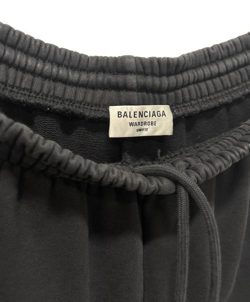 BALENCIAGA（バレンシアガ）BALENCIAGA (バレンシアガ) ロゴスウェットハーフパンツ ブラック サイズ:XXSの古着・服飾アイテム