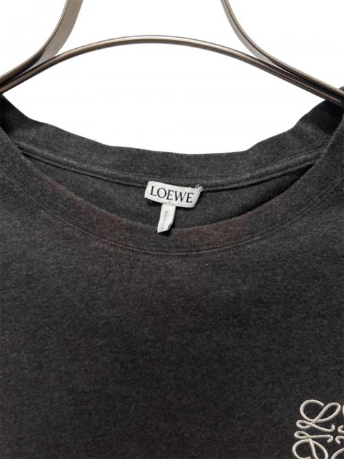 LOEWE（ロエベ）LOEWE (ロエベ) アナグラムロゴTシャツ グレー サイズ:Lの古着・服飾アイテム