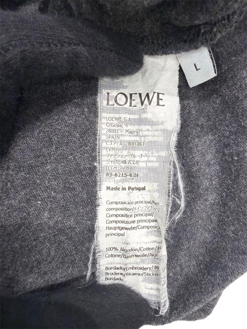 LOEWE（ロエベ）LOEWE (ロエベ) アナグラムロゴTシャツ グレー サイズ:Lの古着・服飾アイテム