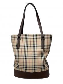 Burberry's（バーバリーズ）の古着「ノバチェックトートバッグ」｜ベージュ×ブラウン