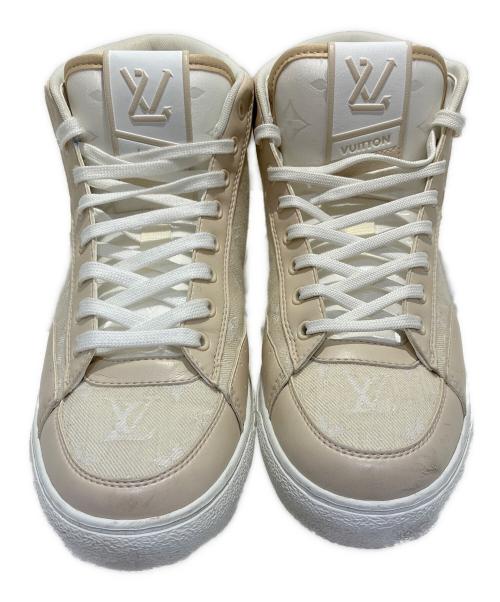 LOUIS VUITTON（ルイ ヴィトン）LOUIS VUITTON (ルイ ヴィトン) チャーリーラインハイカットスニーカー ベージュ サイズ:7 1/2の古着・服飾アイテム