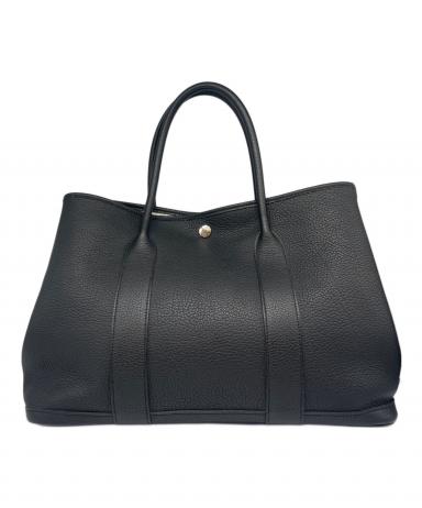 HERMÈS ⭐︎エルメス⭐︎ガーデンパーティーPM⭐︎ブラック・グレー⭐︎未使用 中古・古着通販】HERMES (エルメス) ガーデンパーティ PM ブラック