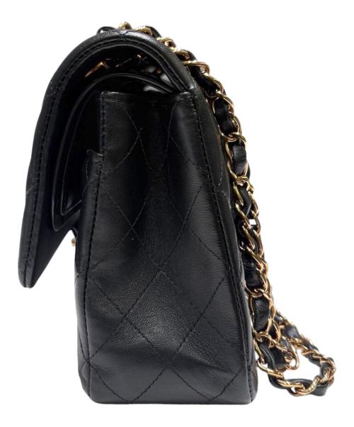 CHANEL（シャネル）CHANEL (シャネル) チェーンショルダーダブルフラップバッグ/マトラッセ25 ブラック サイズ:25の古着・服飾アイテム