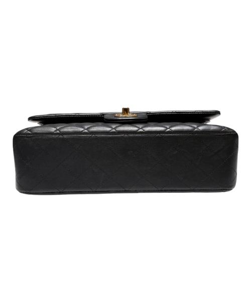 CHANEL（シャネル）CHANEL (シャネル) チェーンショルダーダブルフラップバッグ/マトラッセ25 ブラック サイズ:25の古着・服飾アイテム
