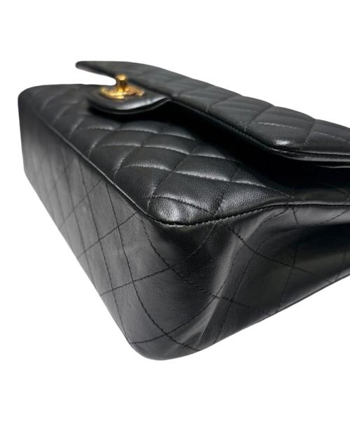 CHANEL（シャネル）CHANEL (シャネル) チェーンショルダーダブルフラップバッグ/マトラッセ25 ブラック サイズ:25の古着・服飾アイテム