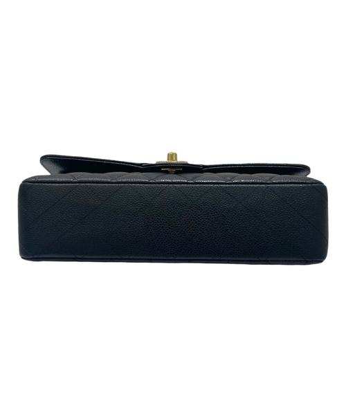 CHANEL（シャネル）CHANEL (シャネル) マトラッセ25/Wフラップチェーンショルダーバッグ ブラック サイズ:25の古着・服飾アイテム