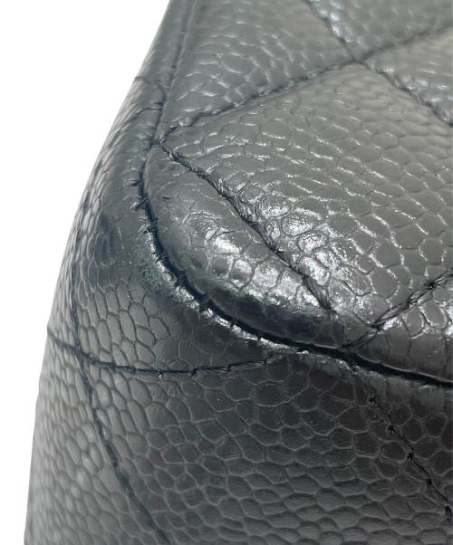 CHANEL（シャネル）CHANEL (シャネル) マトラッセ25/Wフラップチェーンショルダーバッグ ブラック サイズ:25の古着・服飾アイテム