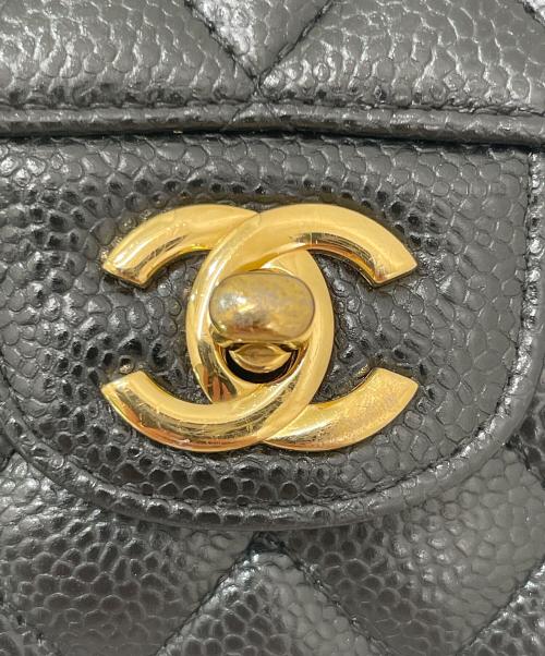 CHANEL（シャネル）CHANEL (シャネル) マトラッセ25/Wフラップチェーンショルダーバッグ ブラック サイズ:25の古着・服飾アイテム