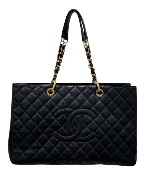 CHANEL（シャネル）CHANEL (シャネル) GST XL トートバッグ ブラックの古着・服飾アイテム