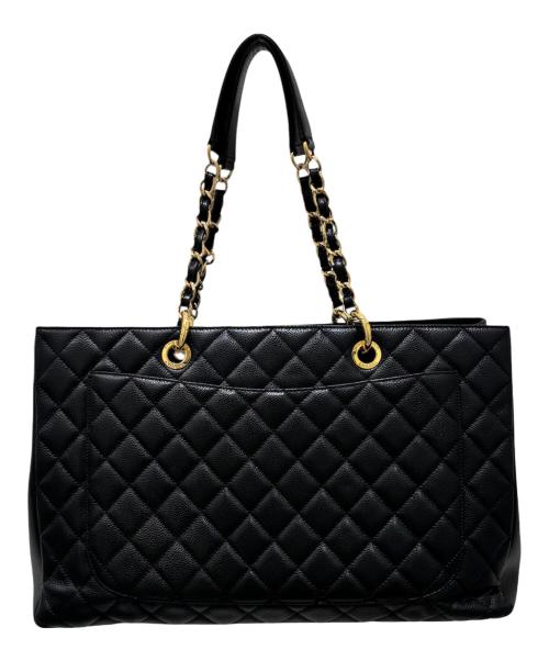 CHANEL（シャネル）CHANEL (シャネル) GST XL トートバッグ ブラックの古着・服飾アイテム