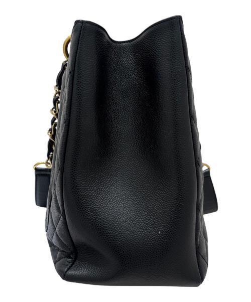 CHANEL（シャネル）CHANEL (シャネル) GST XL トートバッグ ブラックの古着・服飾アイテム
