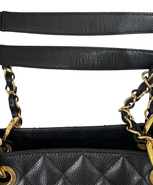 CHANEL（シャネル）CHANEL (シャネル) GST XL トートバッグ ブラックの古着・服飾アイテム