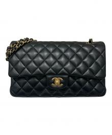 CHANEL（シャネル）の古着「Wフラップ マトラッセ25」｜ブラック