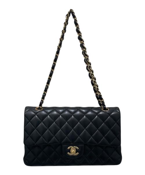 CHANEL（シャネル）CHANEL (シャネル) Wフラップ マトラッセ25 ブラック サイズ:25の古着・服飾アイテム