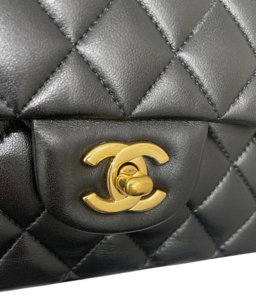 CHANEL（シャネル）CHANEL (シャネル) Wフラップ マトラッセ25 ブラック サイズ:25の古着・服飾アイテム