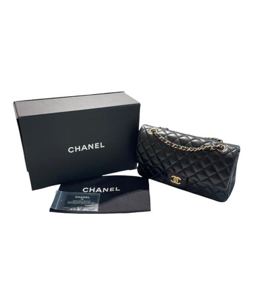 CHANEL（シャネル）CHANEL (シャネル) Wフラップ マトラッセ25 ブラック サイズ:25の古着・服飾アイテム