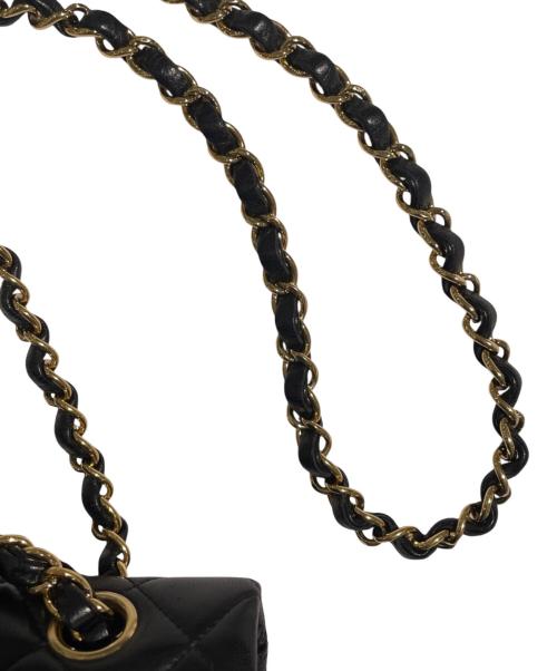 CHANEL（シャネル）CHANEL (シャネル) Wフラップ マトラッセ25 ブラック サイズ:25の古着・服飾アイテム