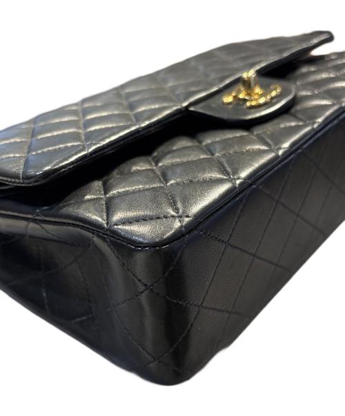 CHANEL（シャネル）CHANEL (シャネル) Classic Matelassé Bag マトラッセ25 Ｗフラップチェーンショルダーバッグ ブラック サイズ:25の古着・服飾アイテム
