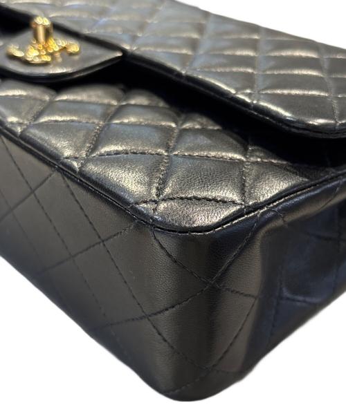 CHANEL（シャネル）CHANEL (シャネル) Classic Matelassé Bag マトラッセ25 Ｗフラップチェーンショルダーバッグ ブラック サイズ:25の古着・服飾アイテム