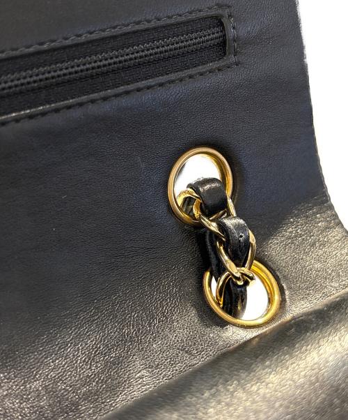 CHANEL（シャネル）CHANEL (シャネル) Classic Matelassé Bag マトラッセ25 Ｗフラップチェーンショルダーバッグ ブラック サイズ:25の古着・服飾アイテム