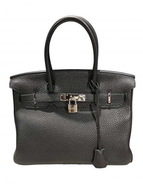 HERMES（エルメス）HERMES (エルメス) Birkin 30 バーキン 30/トゴ/ブラック/□R刻印：2014年製造/シルバー金具 ブラック サイズ:30の古着・服飾アイテム
