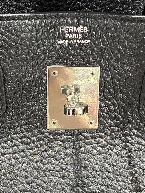 HERMES（エルメス）HERMES (エルメス) Birkin 30 バーキン 30/トゴ/ブラック/□R刻印：2014年製造/シルバー金具 ブラック サイズ:30の古着・服飾アイテム