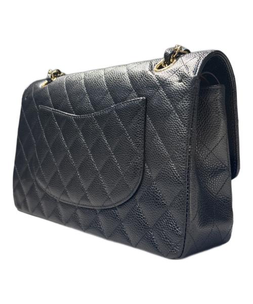 CHANEL（シャネル）CHANEL (シャネル) Matelassé 25 Double Flap Chain Shoulder Bag/マトラッセ25 Wフラップチェーンショルダーバッグ ブラック サイズ:25の古着・服飾アイテム