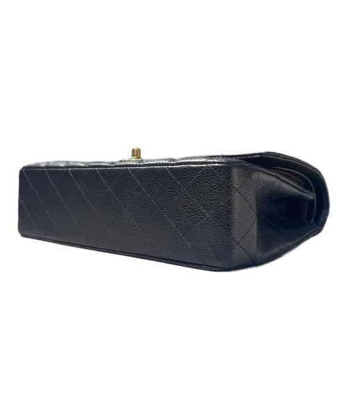 CHANEL（シャネル）CHANEL (シャネル) Matelassé 25 Double Flap Chain Shoulder Bag/マトラッセ25 Wフラップチェーンショルダーバッグ ブラック サイズ:25の古着・服飾アイテム