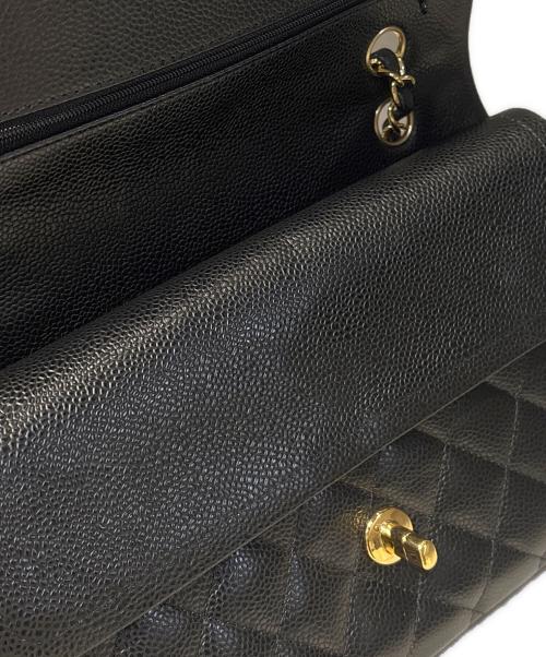 CHANEL（シャネル）CHANEL (シャネル) Matelassé 25 Double Flap Chain Shoulder Bag/マトラッセ25 Wフラップチェーンショルダーバッグ ブラック サイズ:25の古着・服飾アイテム