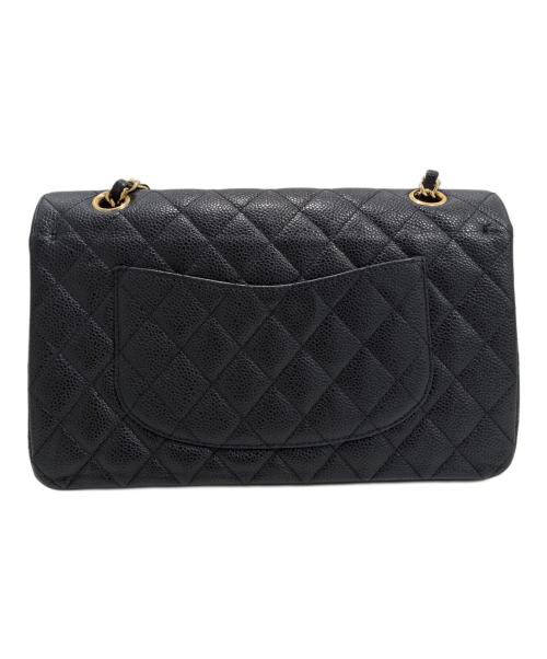 CHANEL（シャネル）CHANEL (シャネル) Matelassé 25/マトラッセ25/Double Flap Chain Shoulder Bag/Wフラップチェーンショルダーバッグ ブラック サイズ:25の古着・服飾アイテム